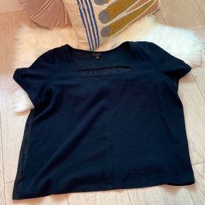 Cute black top Anthropologie